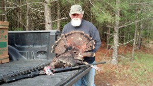 glen page with his first turkey